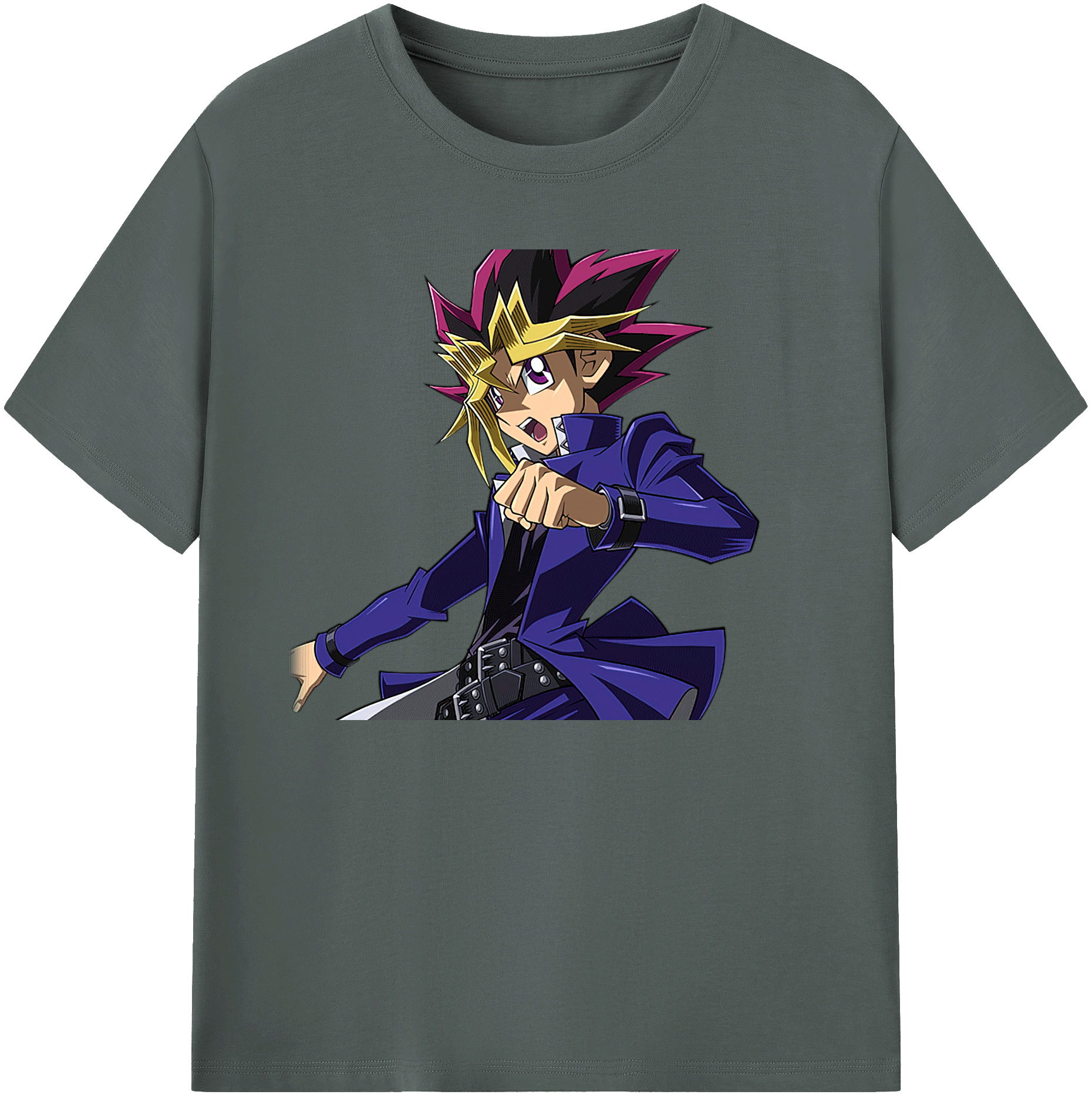 （画像用） 遊☆戯☆王 Yu-Gi-Oh! 綿100％ メンズ半袖Tシャツ｜肌触りやわらか＆通気性